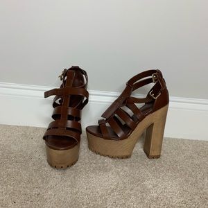 Platform Heeled Sandals
